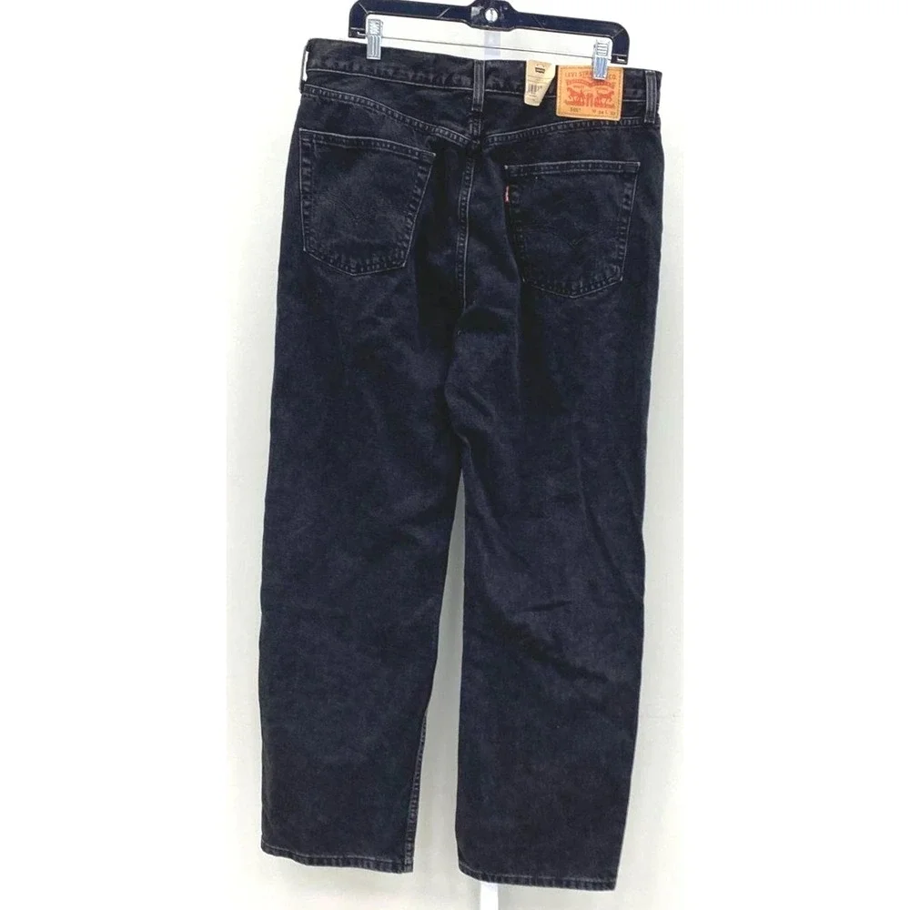 Levi's 565 Loose Straight Blk Jeans Men's SZ 34/32